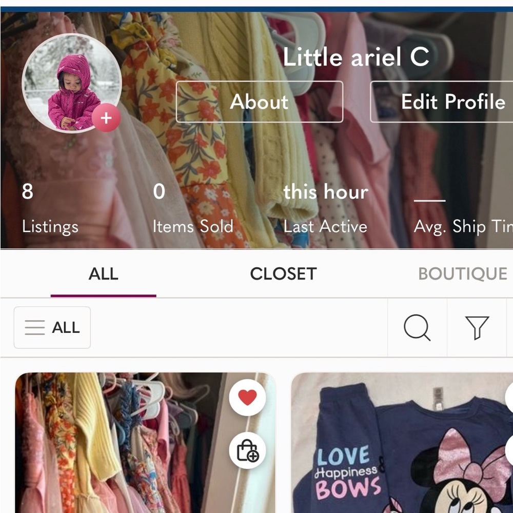 Girls' Pink and Blue Clothing Bundle